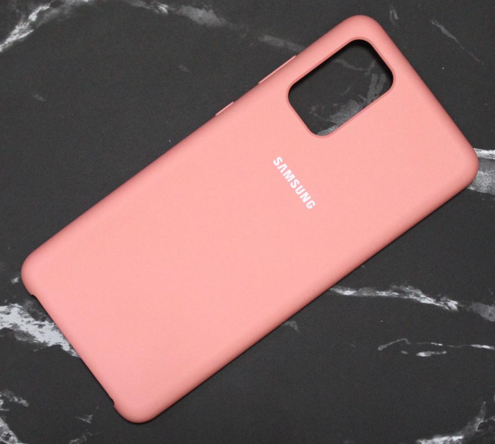 Чехол Silicone cover для Samsung Galaxy S20 Plus, Розовый в Ташкенте