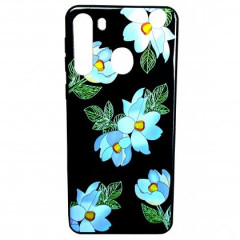 Чехол с белыми цветами для Samsung Galaxy A50