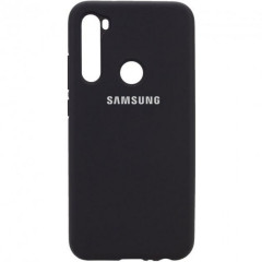 Чехол Silicone cover для Samsung Galaxy A21, черный