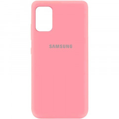 Чехол Silicone cover для Samsung Galaxy A41, розовый
