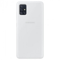Чехол Silicone cover для Samsung Galaxy A51, белый