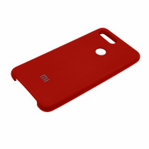 Чехол Silicone cover для Xiaomi Mi8 Lite, красный