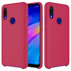 Чехол Silicone cover для Xiaomi Redmi 7, малиновый