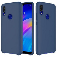 Чехол Silicone cover для Xiaomi Redmi 7, темно-синий