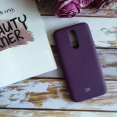Чехол Silicone cover для Xiaomi Redmi 8, фиолетовый