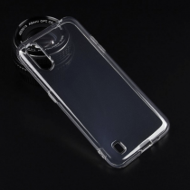 Чехол силиконовый для Samsung Galaxy A01, прозрачный