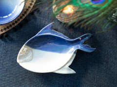 Декоративная тарелка Fish Effect 22,8x16x2,4 см