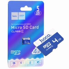 Карта памяти Hoco 4GB Micro SD Class 6