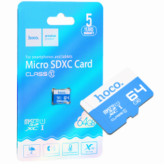 Карта памяти Hoco 64GB Micro SDXC Class 10