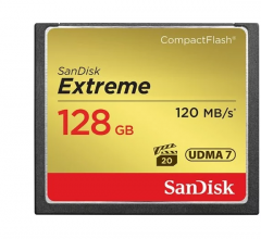 Карта памяти SanDisk Extreme CompactFlash 120MB/s 128GB
