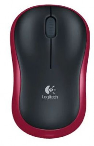 Мышь беспроводная Logitech M185 Red