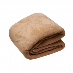 Одеяло ZAMBAK вельсофт бежевое