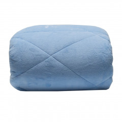Одеяло ZAMBAK вельсофт голубое