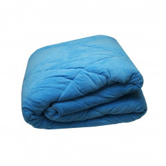 Одеяло ZAMBAK вельсофт синее