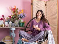 Пижамный комплект Retro M