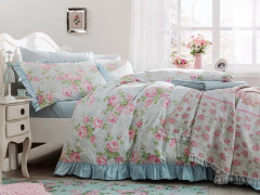 Пододеяльник из хлопка Rose Frill 200×220 см