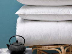 Стеганое одеяло с гусиным пухом Winter 195×215 см