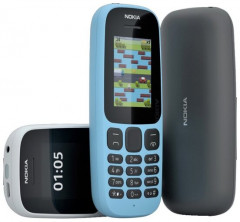 Телефон кнопочный Nokia 105 Dual Sim blue