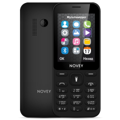 Телефон Novey 225 Jet Black