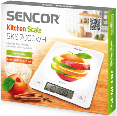 Весы кухонные Sencor SKS7000WH
