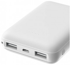 Внешний аккумулятор OLMIO 2.1A 5000mAh белый 039033