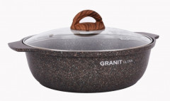 Жаровня Kukmara 3л со стекл. крышкой жго31а