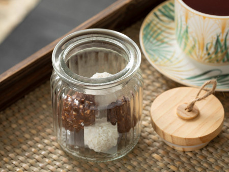 Банка из стекла Pure Chic 8,0×11,5 см - image 2