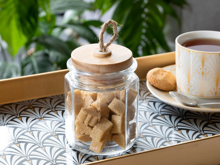 Банка из стекла Pure Folk 8,0×11,5 см - image 1