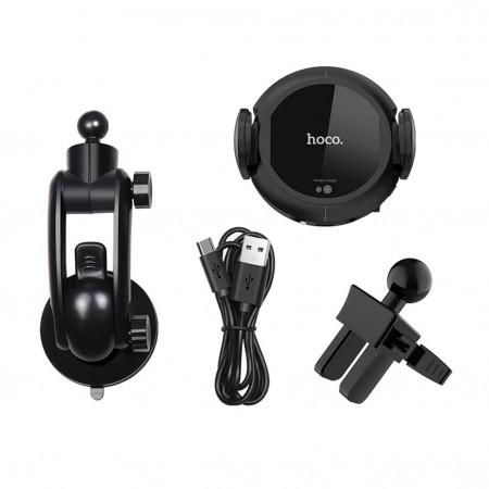 Беспроводное зарядное устройство для авто HOCO CA35 Black - image 7