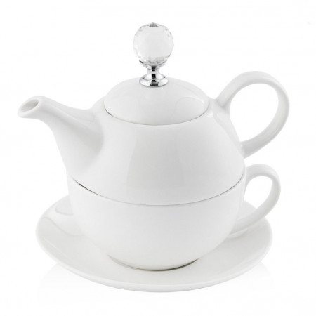 Чайник заварочный с чашкой home&you 45375-BIA-CZAJ DIAMANT2 - image 1