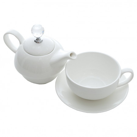 Чайник заварочный с чашкой home&you 45375-BIA-CZAJ DIAMANT2 - image 4