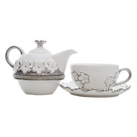 Чайник заварочный с чашкой home&you 51945-BIA-CZAJ FLOTAPE - image 3