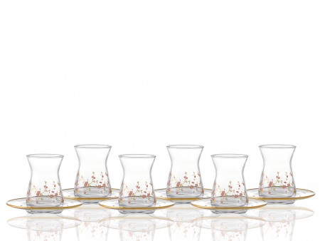 Чайный сервиз Pinky Rose 130 мл 6 шт. - image 1