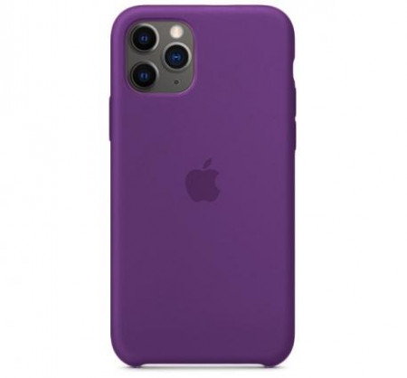 Чехол Silicone Case для iPhone 11 Pro Max, фиолетовый - image 1
