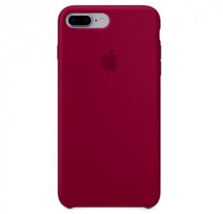 Чехол Silicone Case для iPhone 7/8 Plus, Малиновый - image 1