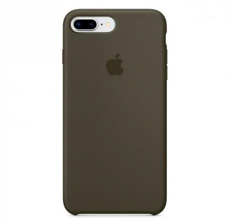 Чехол Silicone Case для iPhone 7/8 Plus, Оливковый - image 1