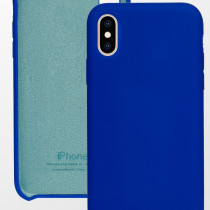 Чехол Silicone Case для iPhone X / XS, синий - image 1