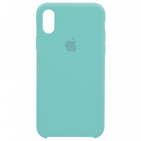 Чехол Silicone Case для iPhone XR лазурный - image 1
