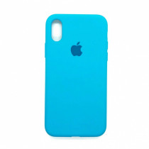 Чехол Silicone Case для iPhone XS, голубой - image 1