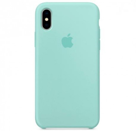 Чехол Silicone Case для iPhone XS Max, бирюзовый - image 1