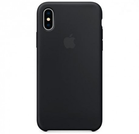 Чехол Silicone Case для iPhone X/XS, черный - image 1