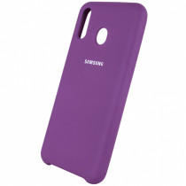 Чехол Silicone cover для Samsung Galaxy A10, сливовый - image 1