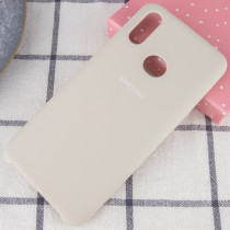 Чехол Silicone cover для Samsung Galaxy A10S, белый - image 1