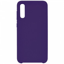 Чехол Silicone cover для Samsung Galaxy A20/A30, фиолетовый - image 1