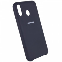 Чехол Silicone cover для Samsung Galaxy A20s, черный - image 1