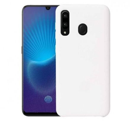 Чехол Silicone cover для Samsung Galaxy A30, белый - image 1