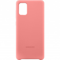 Чехол Silicone cover для Samsung Galaxy A31, розовый - image 1