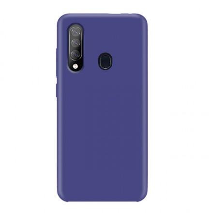 Чехол Silicone cover для Samsung Galaxy A40s, фиолетовый - image 1