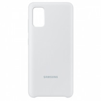 Чехол Silicone cover для Samsung Galaxy A41, белый - image 1
