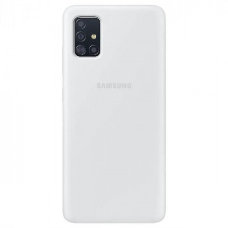 Чехол Silicone cover для Samsung Galaxy A51, белый - image 1